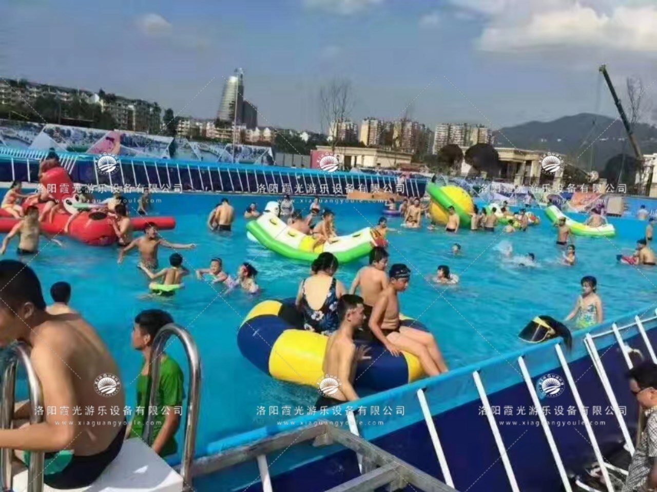兴义水上乐园支架泳池